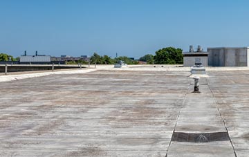 Wash commercial flat roofing